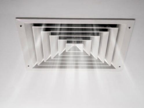Air Entering Home Through Air Duct after Indoor Air Quality Service in St. Louis, MO
