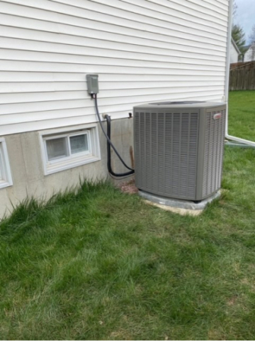 lennox hvac unit outside