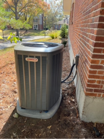 lennox hvac unit outside