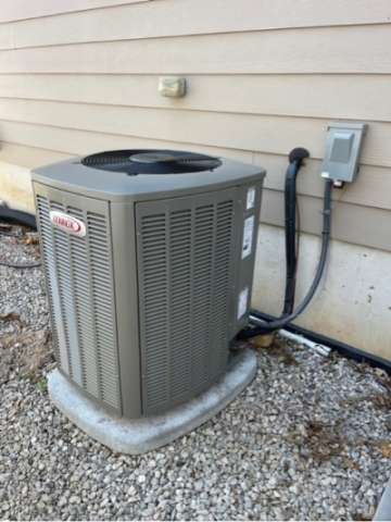 lennox hvac unit outside