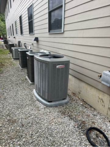 lennox hvac unit outside