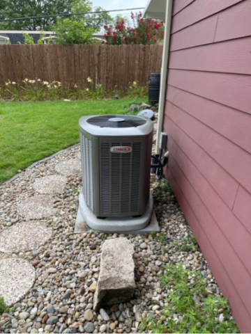 lennox hvac unit outside