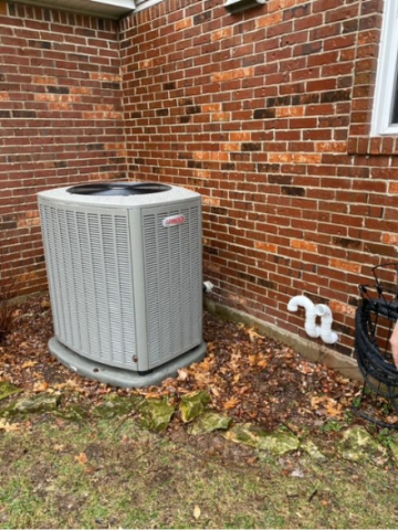 lennox hvac unit outside