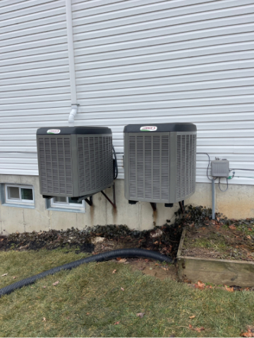 lennox hvac unit outside