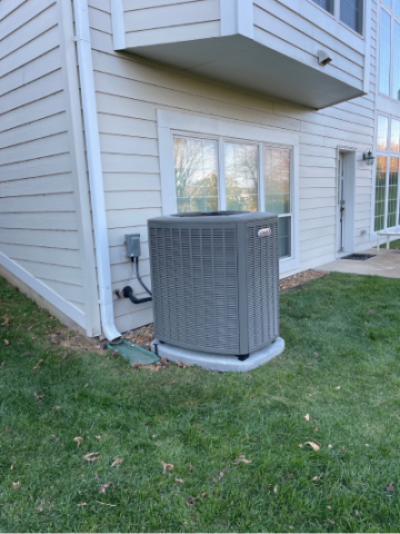 lennox hvac unit outside