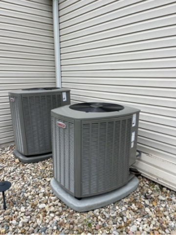 lennox hvac unit outside