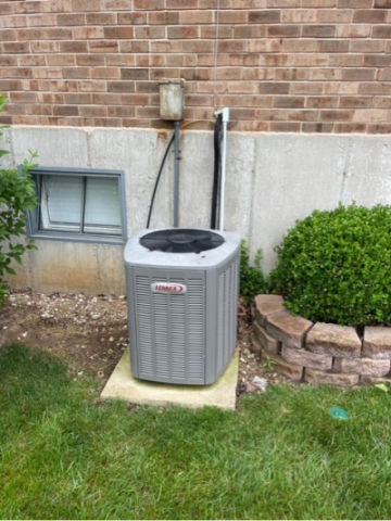 lennox hvac unit outside